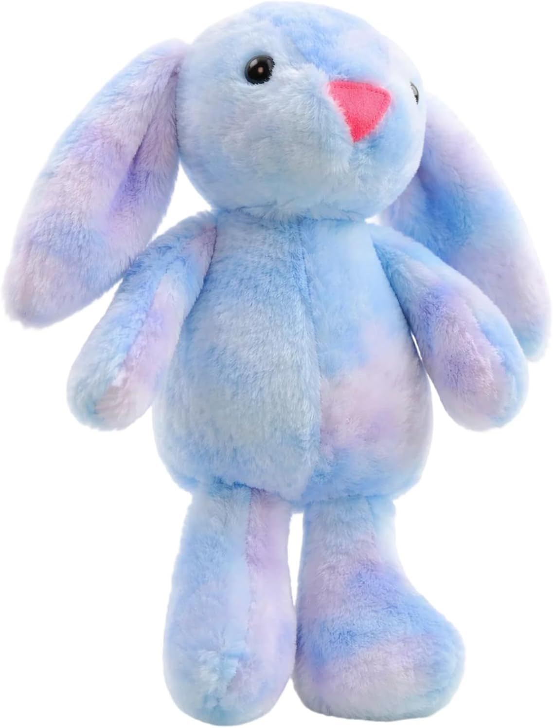 Bodeshis 1 Pcs Bunny Teddy, Blue Purple Rabbit Plush Toy For Snuggling And Gifting, Large Easter Bunny Soft Toy, Comforting Companion For Bedtime And Travel, Holiday Present For Special Occasions