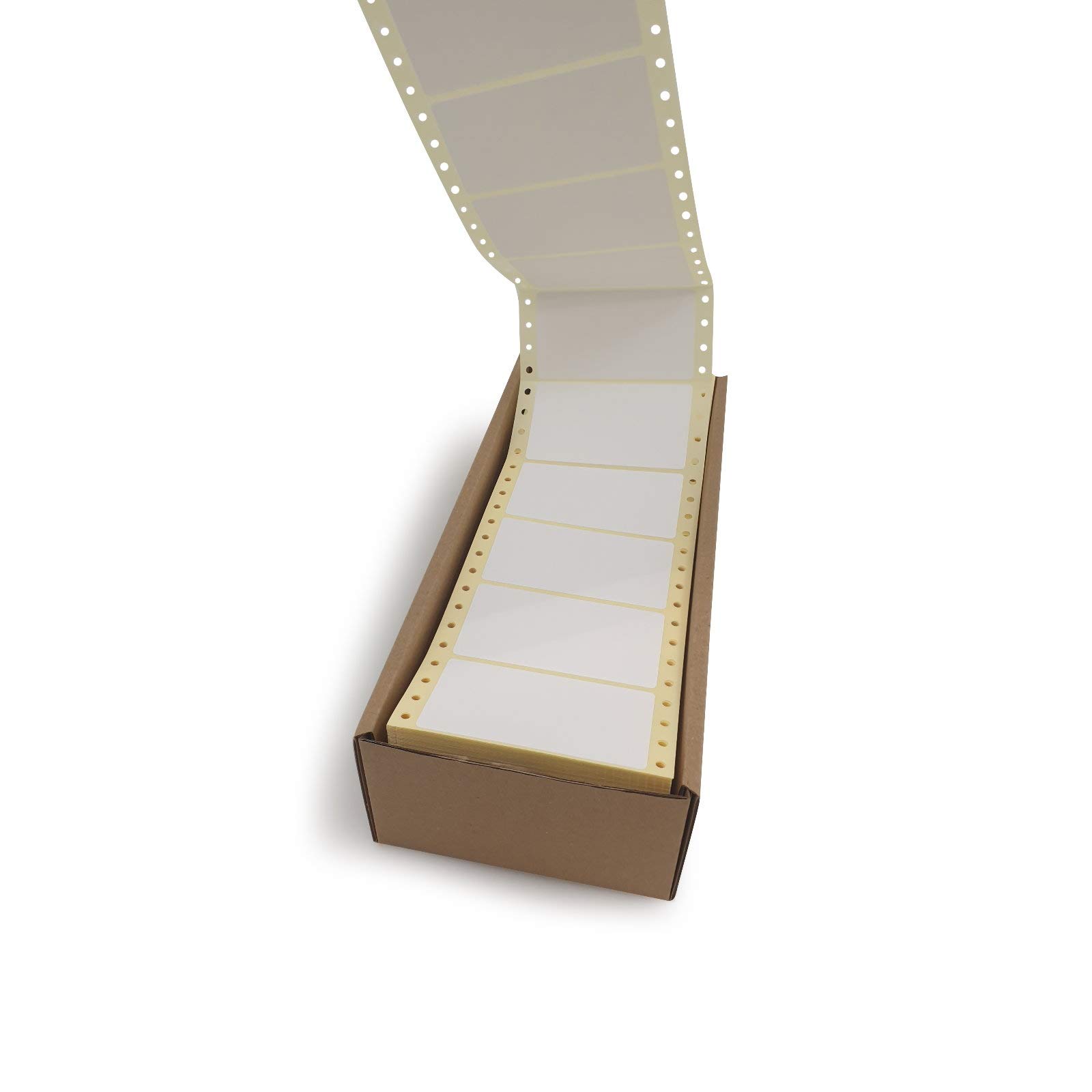 Endlosetiketten Computeretiketten Lochrandetiketten 88,9x48,8mm 3000 Stück endlos selbstklebend weiß