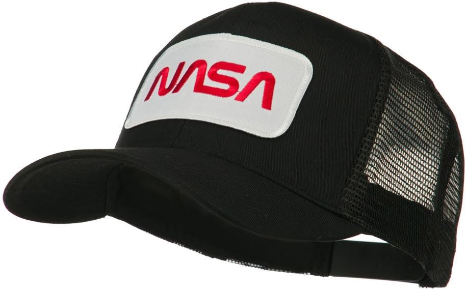 e4Hats.com NASA Logo Embroidered Patched Mesh Back Cap - Image 2