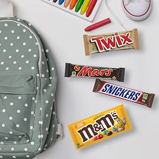 MARS, TWIX, M&M's Peanut, Assorted Chocolate Candy Bars, Variety Pack, 16 Full Size Bars, 840g