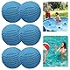 6 Stücke 10cm Whirlpool Scum Absorber, Wiederverwendbarer Ölabsorbierender Schwamm für Hot Tubs Pool, Ölabsorbierende Filterkugeln, Schwimmende Abschäumbälle für Heißwasserbecken, Whirlpool Zubehör
