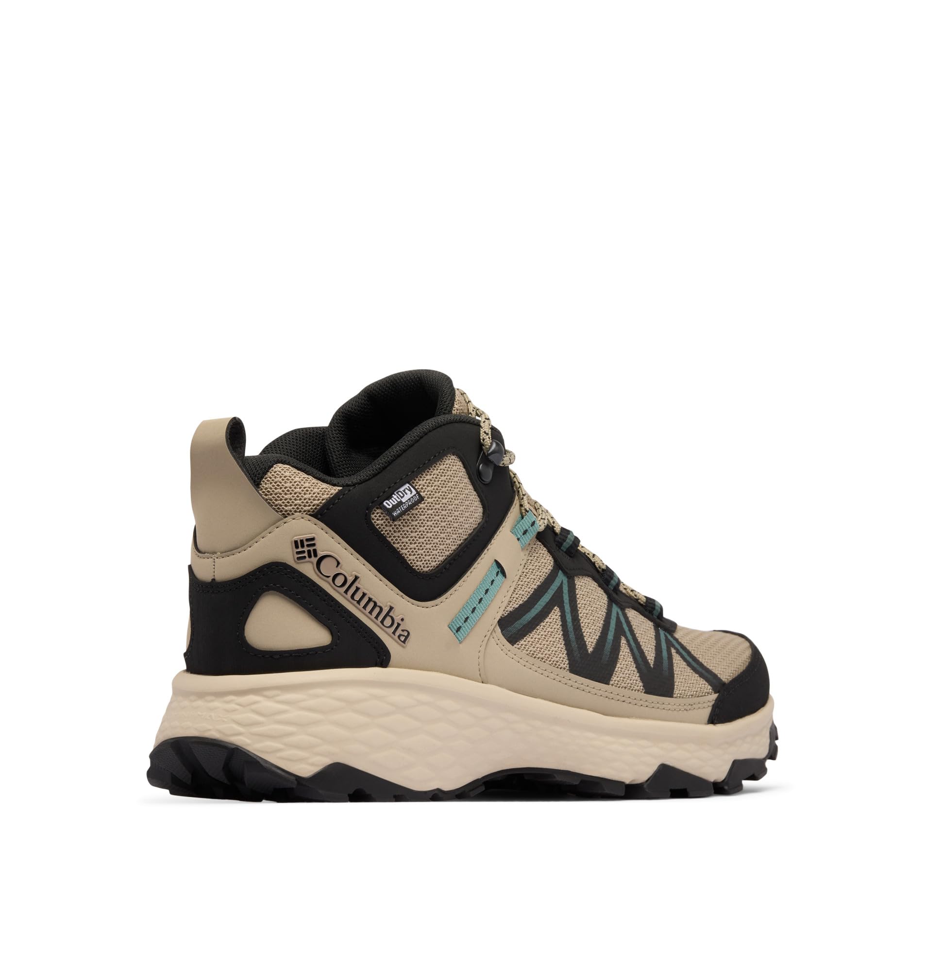 Columbia Męskie buty trekkingowe Peakfreak Rush Mid Outdry, płócienne brązowe/metalowe, 40 EU