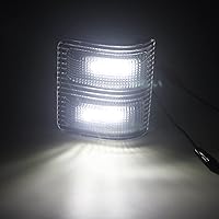 Vista 5 de 2x luz LED para espejo lateral Compatible con Ford F250 F350 F450 F550 Super Duty de 2008 a 2016, 7C3Z-13776-A 7C3Z-13776-B 7C3Z13776A 7C3Z13776B