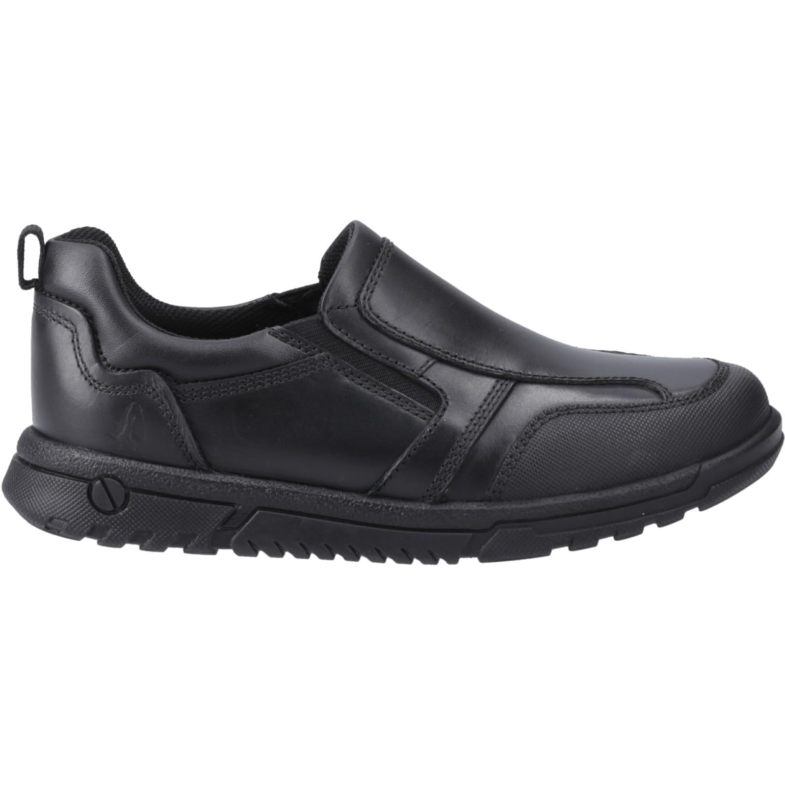 Hush Puppies (, 5 (Adults')) Sergio Leather Boys's Loafers Black