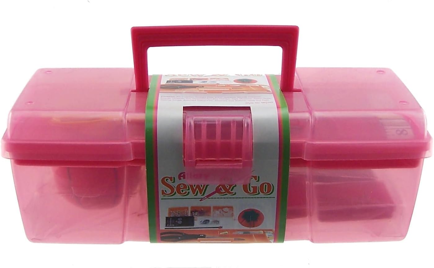 Allary Sew and Go Premium Sewing Kit in Caddy with Removable Tray
