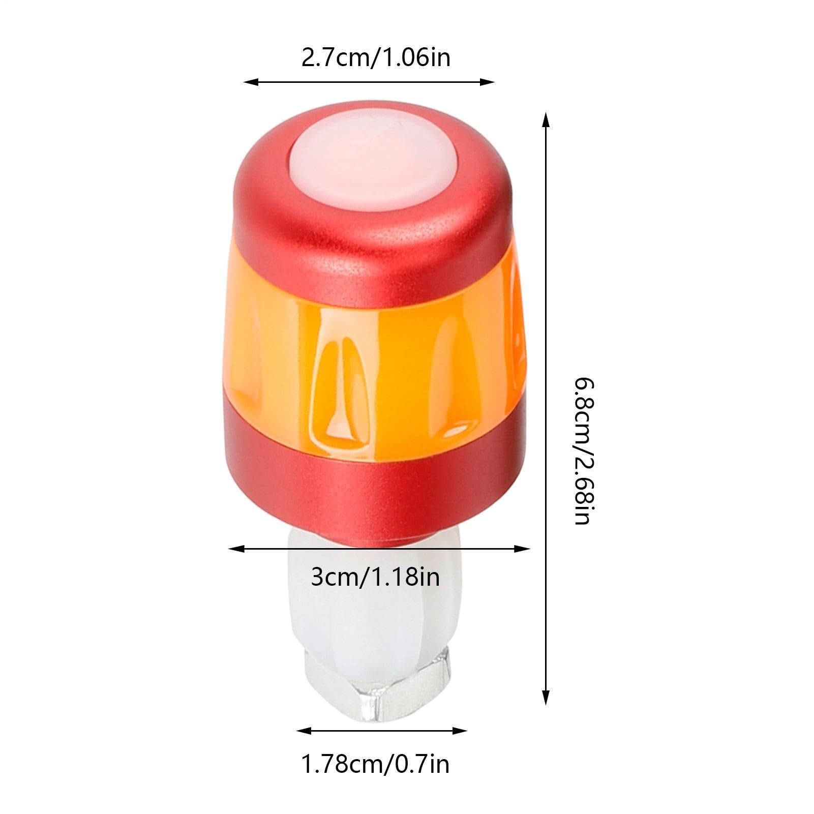 Señales de giro para scooter, agarre LED para manillar de bicicleta, luz de advertencia recargable por USB, para montar en la noche, ciclismo, viajes, estacionamiento, carretera de montaña, ruta de