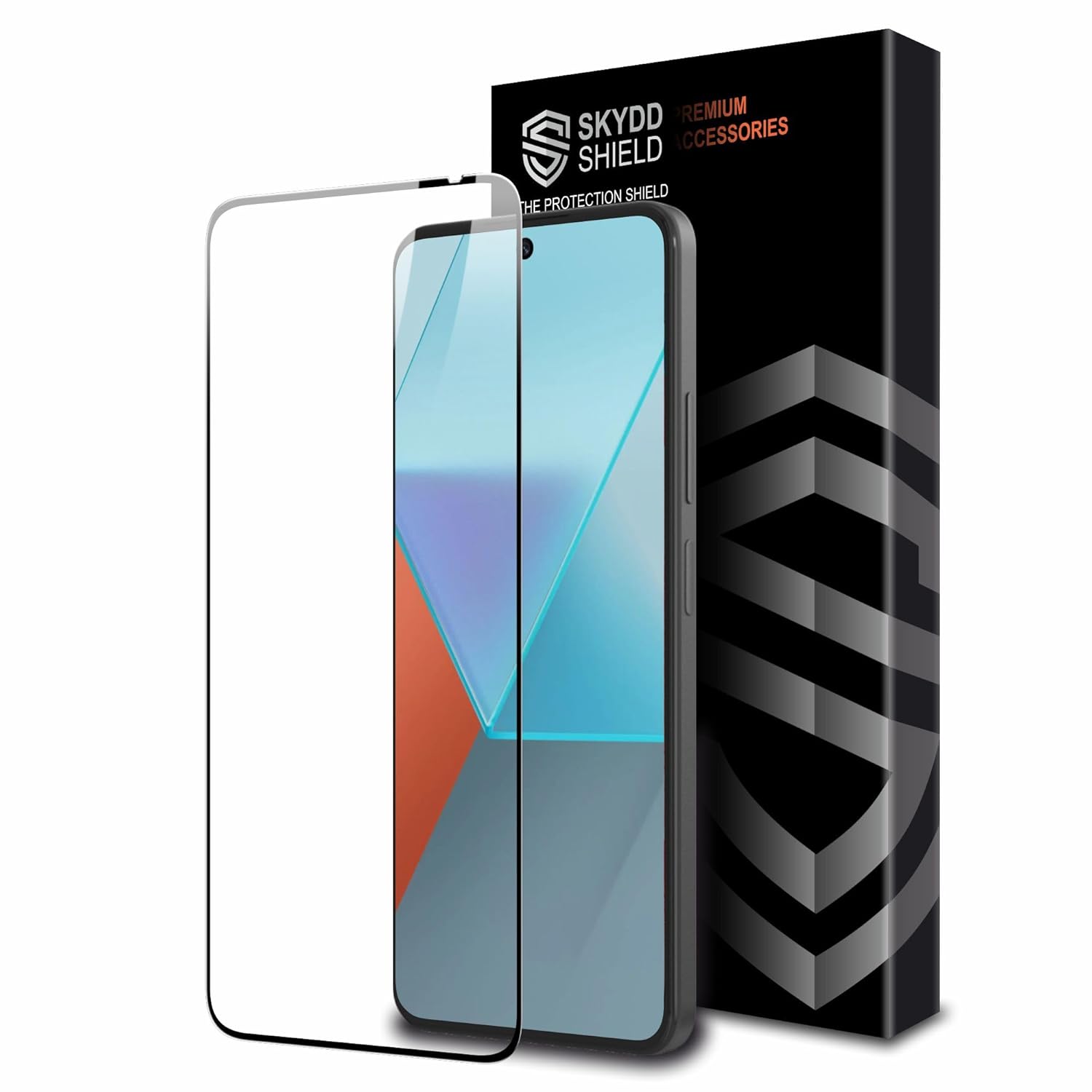 Military-Grade Gorilla Tempered Glass For Poco X6 Neo, Redmi Note 13 and Redmi Note 13 Pro (6.67 Inch) With Installation Kit | Edge to Edge Coverage | Black Military-Grade Gorilla Tempered Glass For Poco X6 Neo, Redmi Note 13 and Redmi Note 13 Pro (6.67 Inch) With Installation Kit | Edge to Edge Coverage | Black