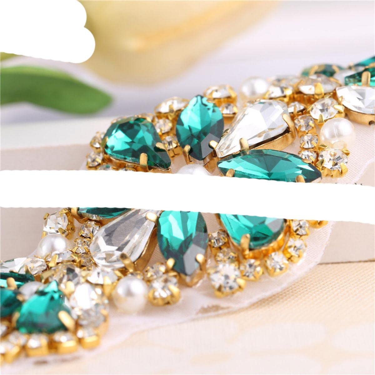 Applique Cintura Per Abito Da Sposa Con Cristalli E Diamanti, Applicazione A Ferro O Da Cucire, Accessori Fai-da-te Per Abiti Eleganti