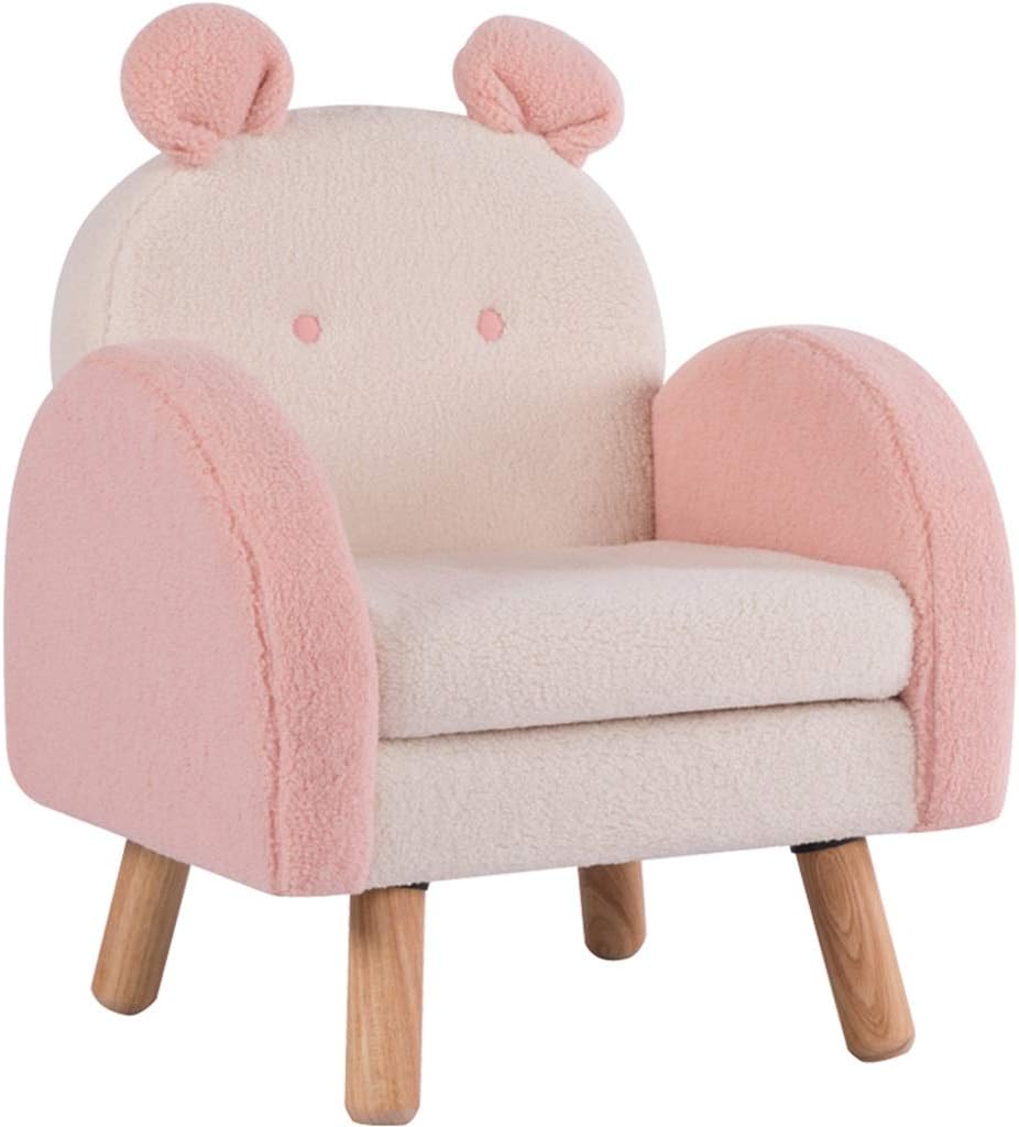 Sofa Armchair Cartoons Lovely Animal-Shaped Imitation Cashmere Sofa Chair In The Bedroom Little Girl Boy Entertainment TV Chair Charge-Bearing 75kg (Color : Grey Size : 645000cm)