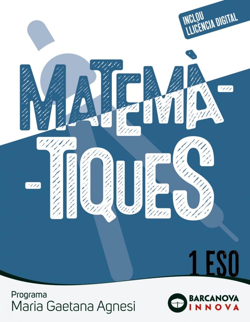 Maria Gaetana Agnesi 1 ESO. Matemàtiques (Innova 2)
