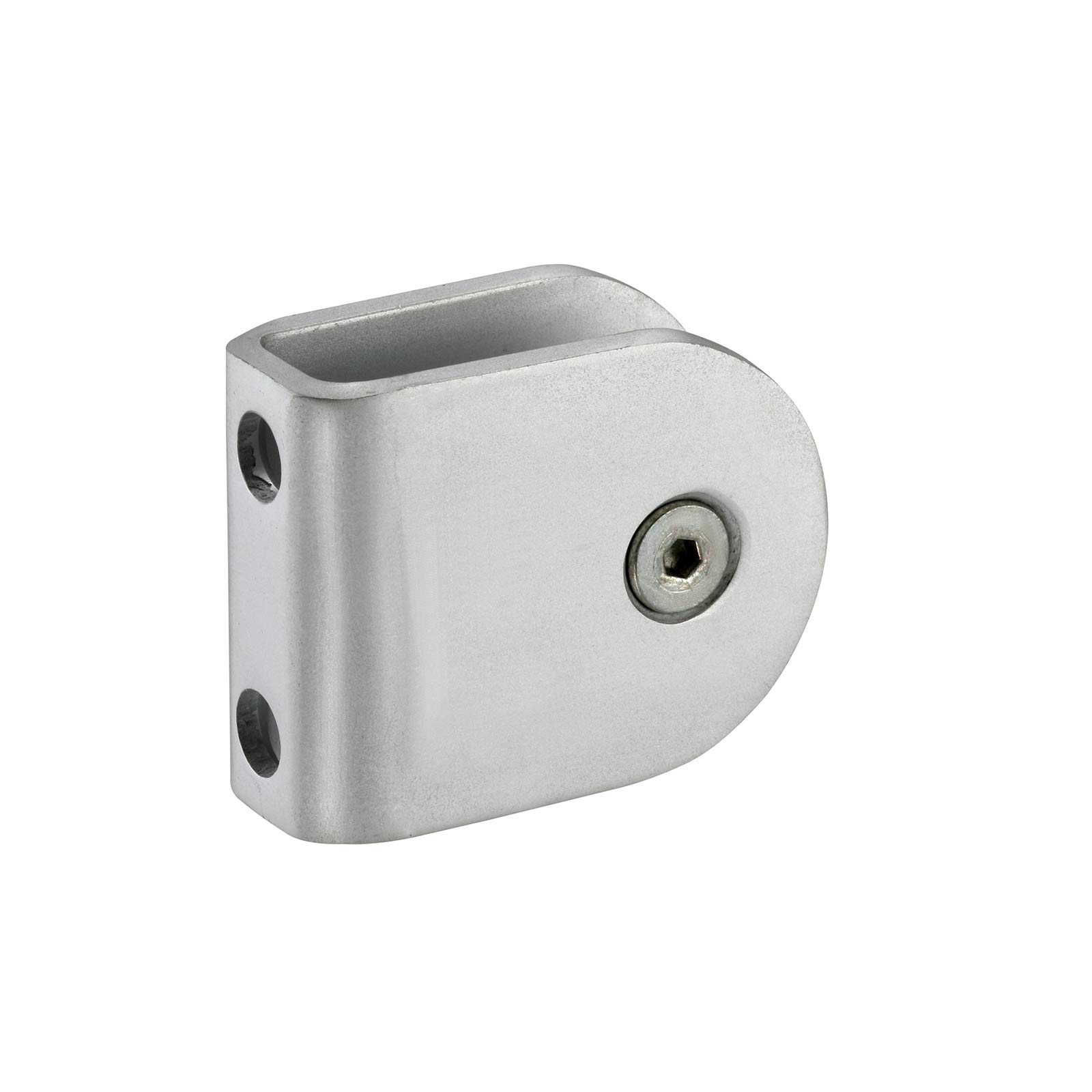 Access Hardware Silver Cubicle U Bracket For 13Mm Cubicle Partition In Satin Anodised Aluminium Finish