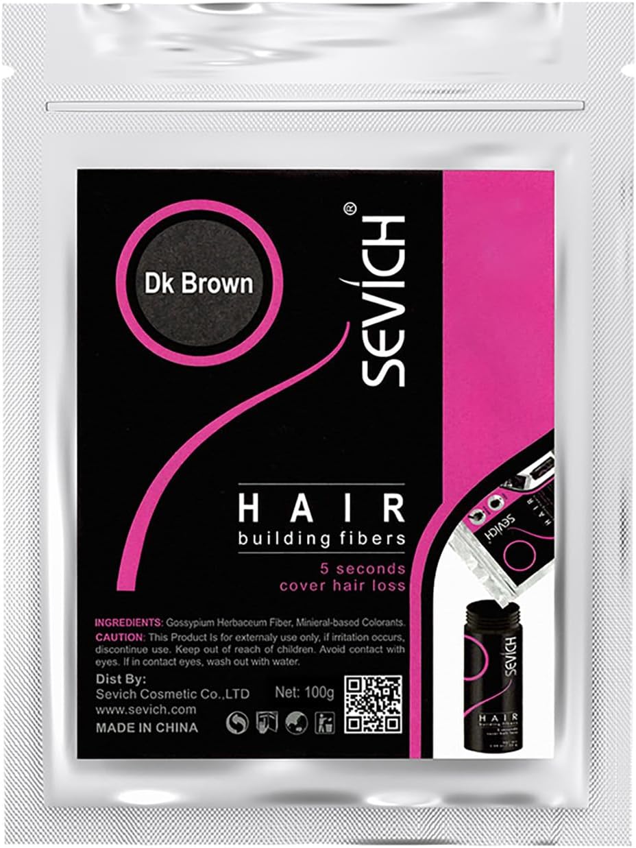 SEVICH Hair Fibers for Thinning Hair, Hair Building Fibers Instantly Thicker ...
