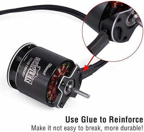 Miniatura 9 de 9imod 3542 1400KV Crawler Outrunner Motor sin escobillas 110 112 para RC Crawler Car Axial SCX10 Traxxas TRX-4 TRX-6 Tamiya