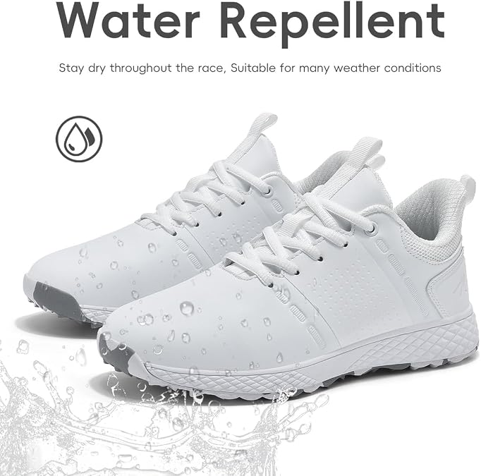 ULTIANT Golf Shoes Women Waterproof Spikeless Ladies Sport Sneakers Walking Shoes Size5.5-10