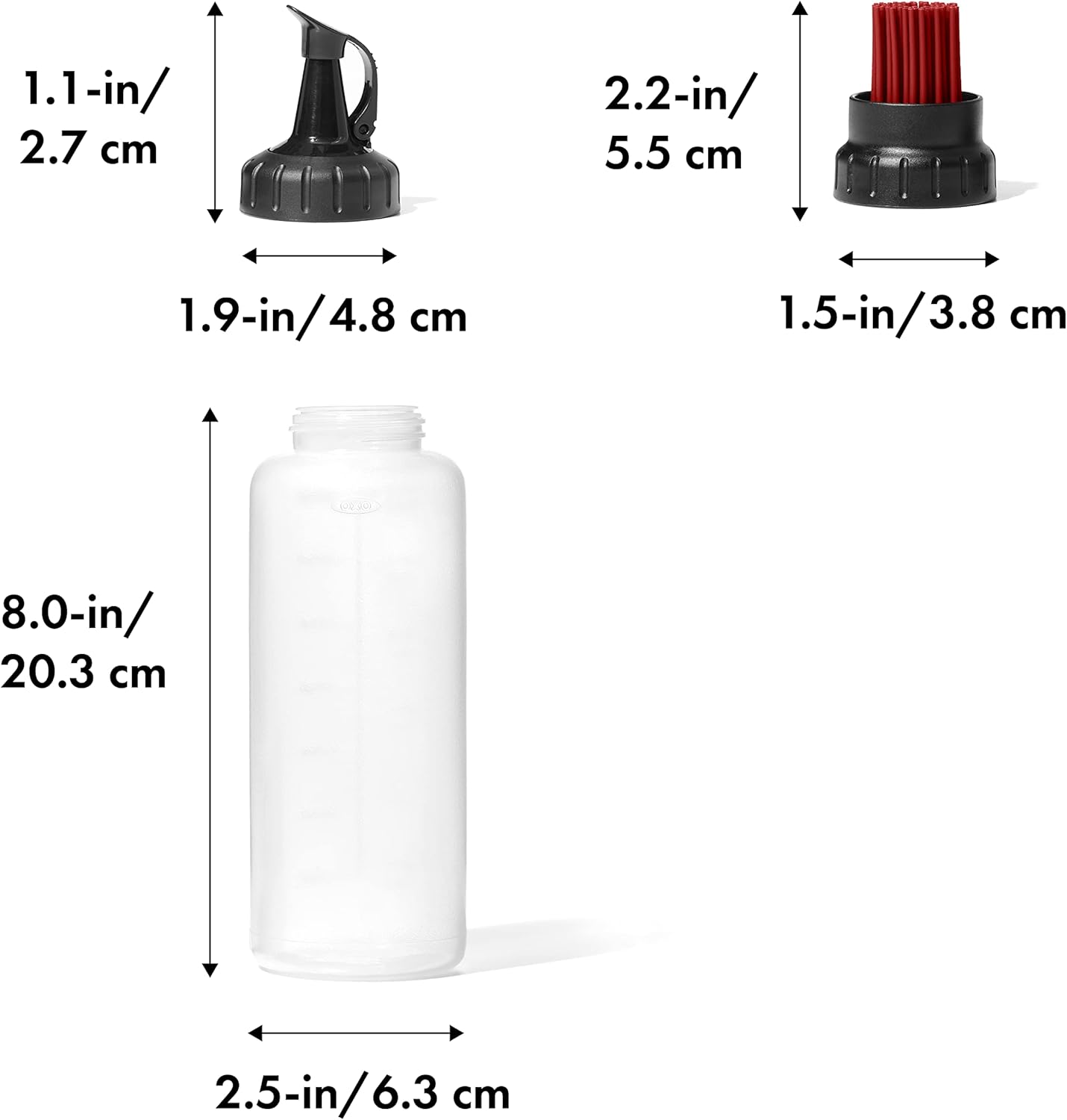 OXO Good Grips Grilling, Basting Bottle, Clear : Patio, Lawn & Garden
