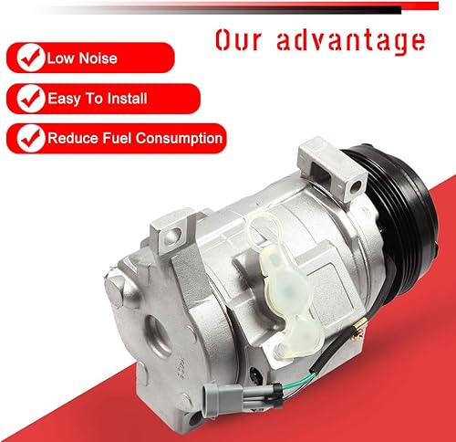 Miniatura 4 de cciyu Compresor de aire acondicionado 2004-2007 apto para Ch-evrolet Express 1500 2000-2013 para GMC Sierra 1500 reemplaza CO 21671C AC compresor