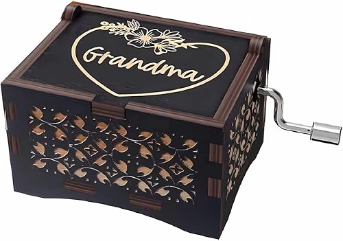 Miniatura 2 de Regalos para la abuelaabuela caja de música personalizada regalos grabados para NavidadcumpleañosDía de la Madre