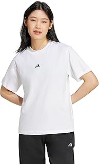 adidas Womens Essentials Small Logo Cotton T-Shirt