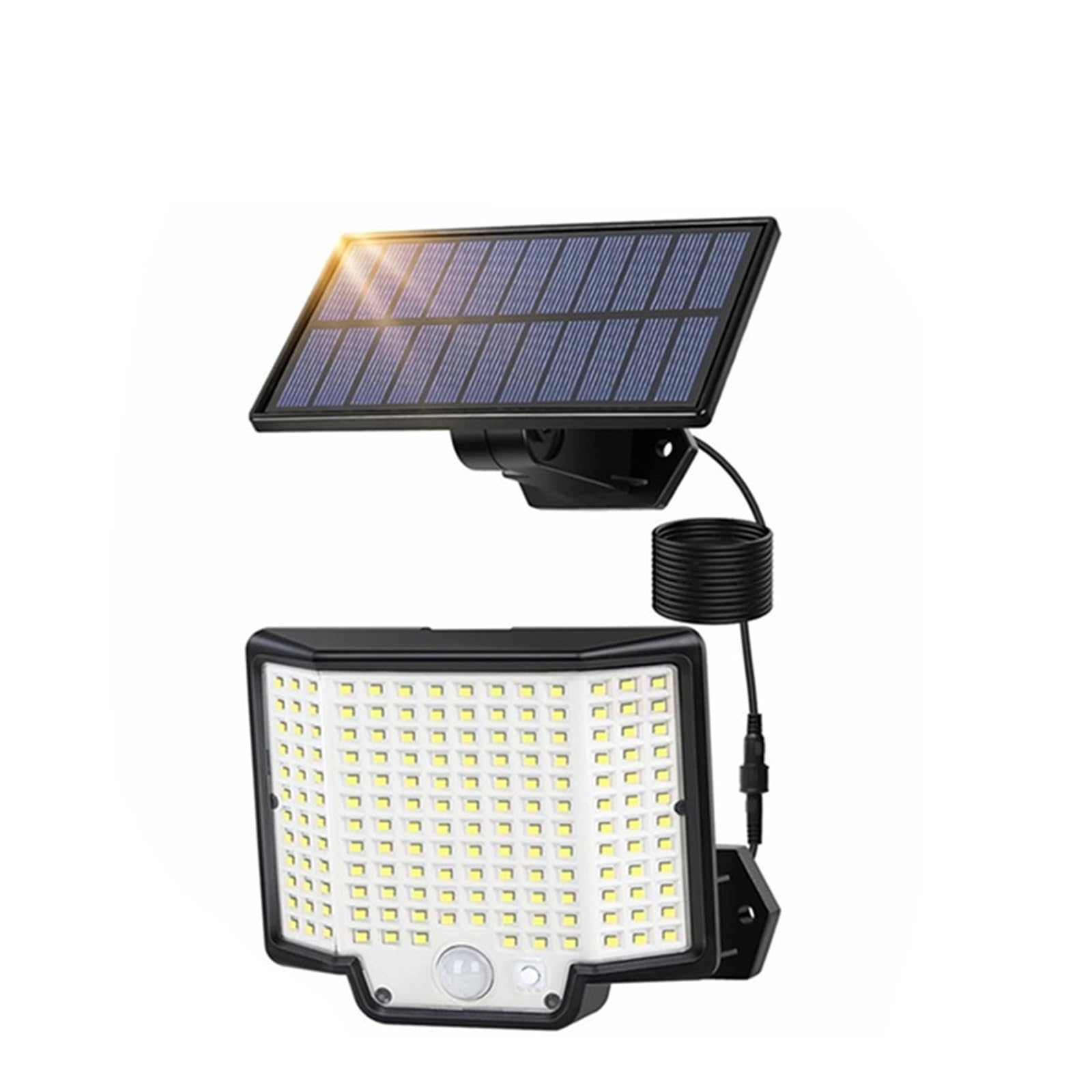 LNHHG Solar Flood Light 172LED Solar Lamp Outdoor Motion Sensor Waterproof 100/166Led Wall Lights Powered Sunlight Street Light for Garden Decor for Garden Driveway Garage Patio