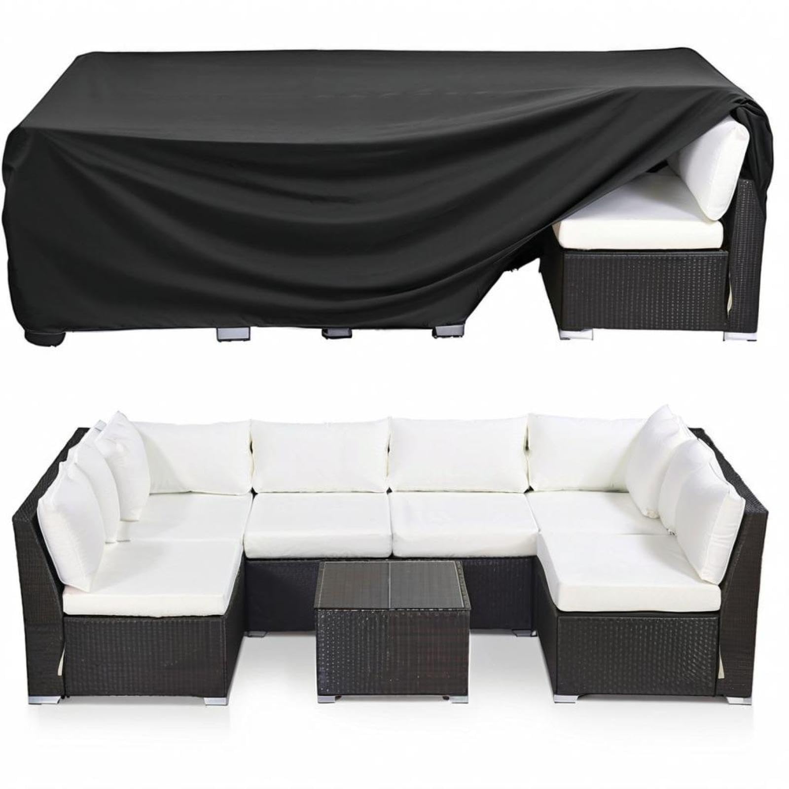 Housse imperméable pour meubles de jardin contre les intempéries