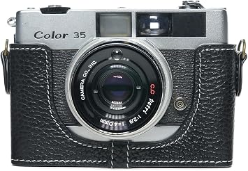 TP Original Petri Color 35 35E Bull Type Genuine Leather Body Case, Black