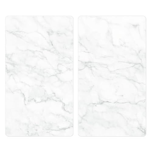 Herdabdeckplatte aus Glas, 2er Set, für Glaskeramik- und Induktionskochfelder, Herdabdeckung… – Ansicht 1