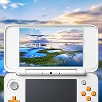 Vista 7 de Hard Case Compatible New 2DS XL with 2 Packs Screen Protector, AFUNTA Anti-Scratch Crystal Clear Case, with 4 Pcs Tempered Glass Protective Films