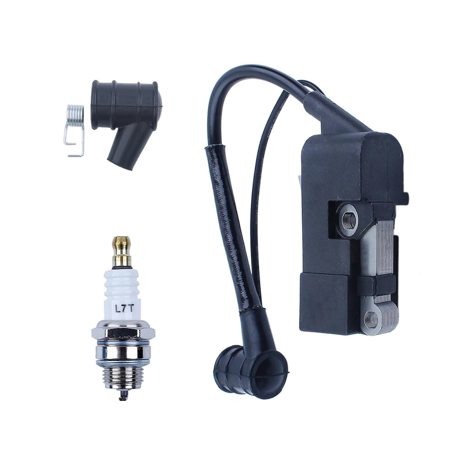 Bobine d'allumage pour tronçonneuse 4500 5200 5800 module magnéto avec chaîne 45cc 52cc 58cc