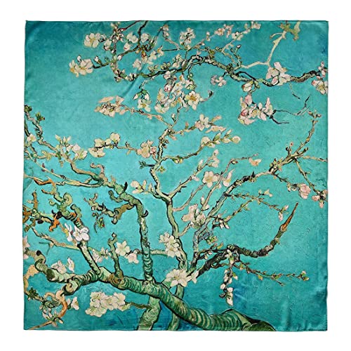 Grace Scarves 100% Silk Scarf, Artists Collection (van Gogh & Monet)