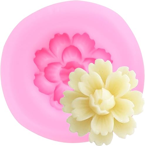 Miniatura 11 de Molde de silicona de flor de peonía para decoración de tartas, decoración de cupcakes, pasta de goma de caramelo de chocolate, arcilla polimérica