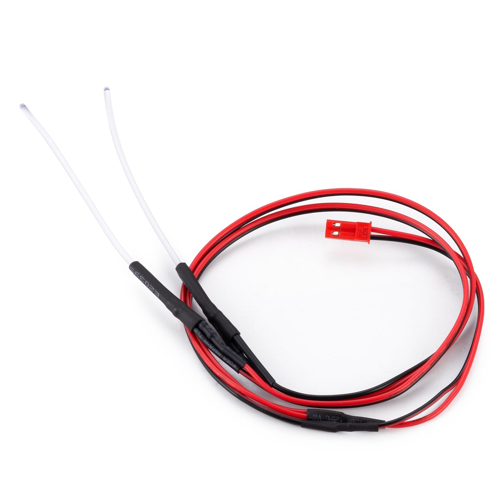 RCHUBAM 1Pair Rear Tail Light LED Lamp Set Compatible with Racing 1/10 Axial SCX10 TRX-4 RC Car Crawler Buggy Truck Upgrades (Orange)