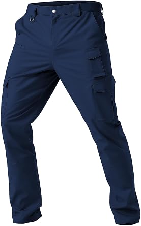 ZUTY Mens Tactical Pants Lightweight Cargo Work Pants Water Resistant Hiking Ripstop Pants Outdoor Apparel