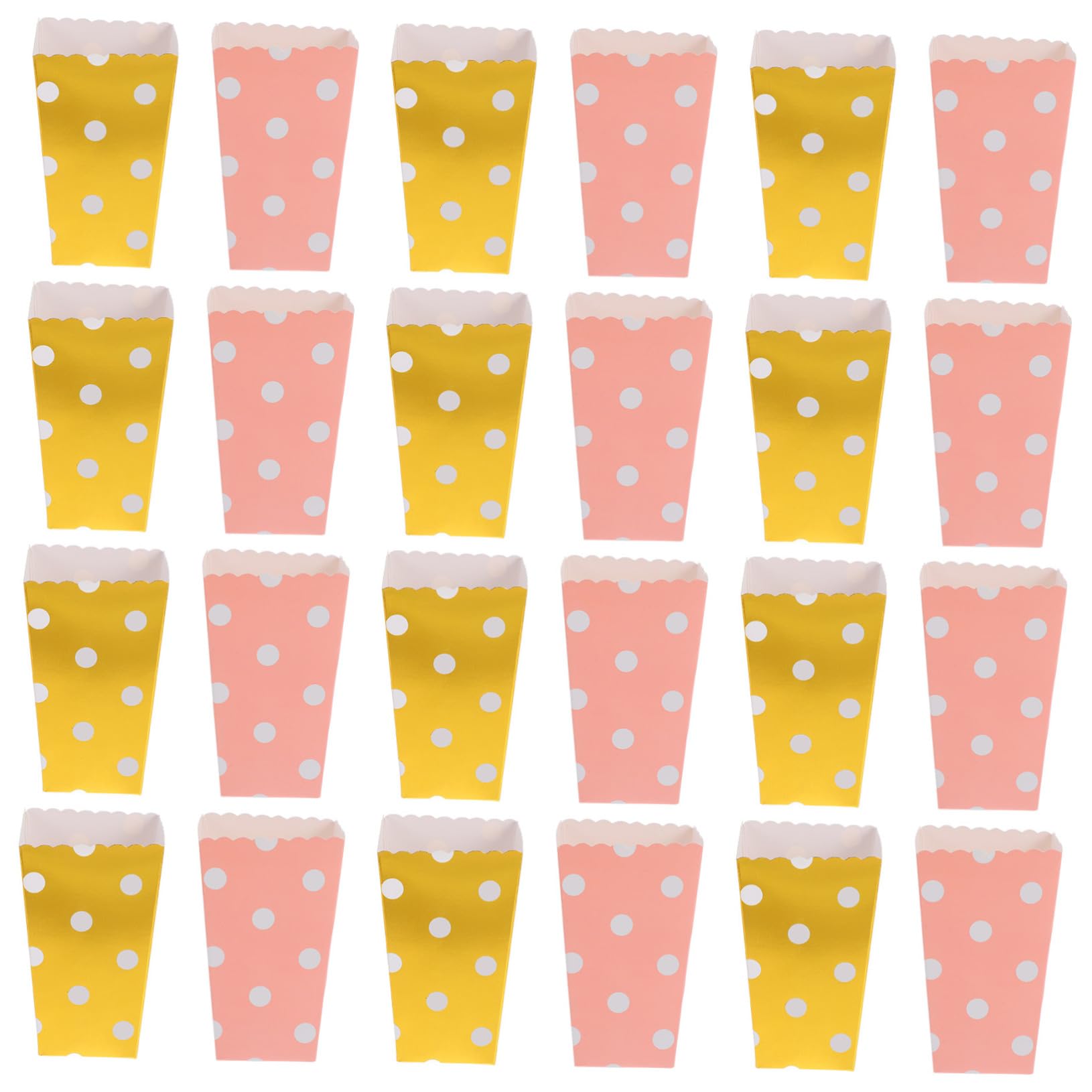 Cabilock Popcorn Box Snacks Bucket for Birthday Party Carnival Movie Night Bulk Supplies