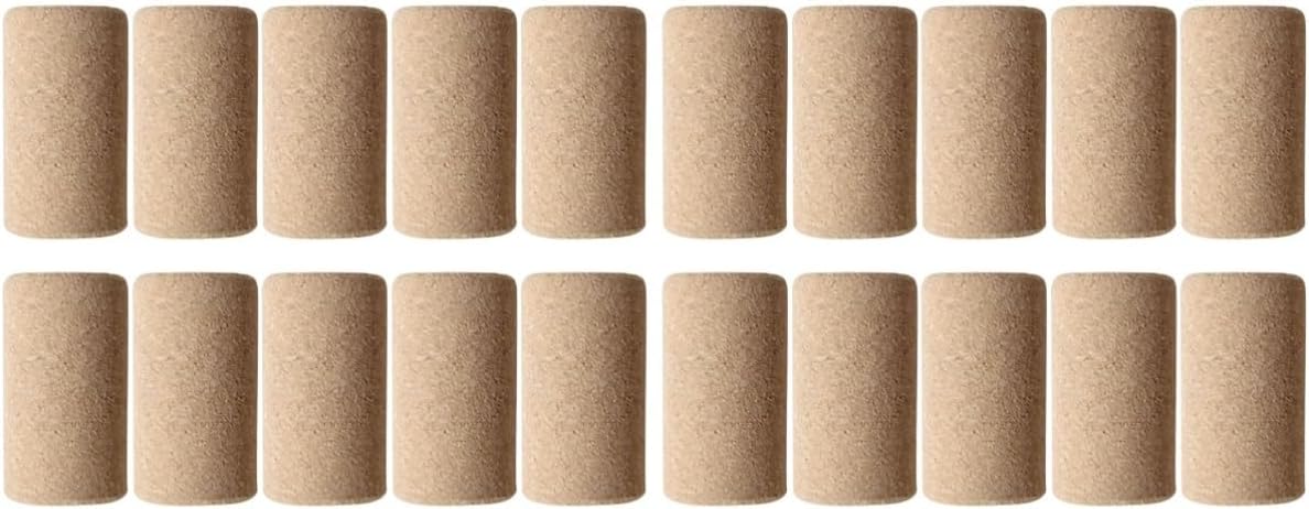 Cabilock 20pcs Sealing Wine Cork for Bottle Wooden Wine Bottle Stopper Eco-friendly Cork Sealer for Bulk