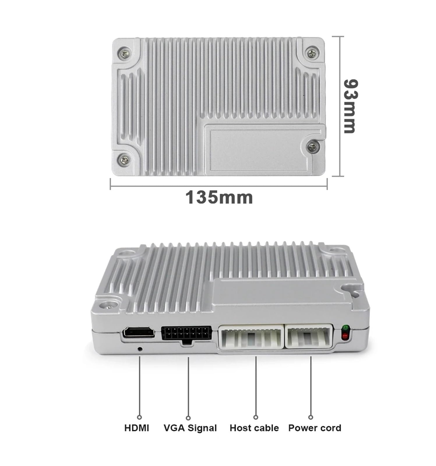 Panoramico Surround Revisione Circolare Registratore DVR Monitoraggio 1080P Vista Panoramica Telecamera 3D Uccelli A 360 Gradi Telecamera Retromarcia(360 with 32G USB)