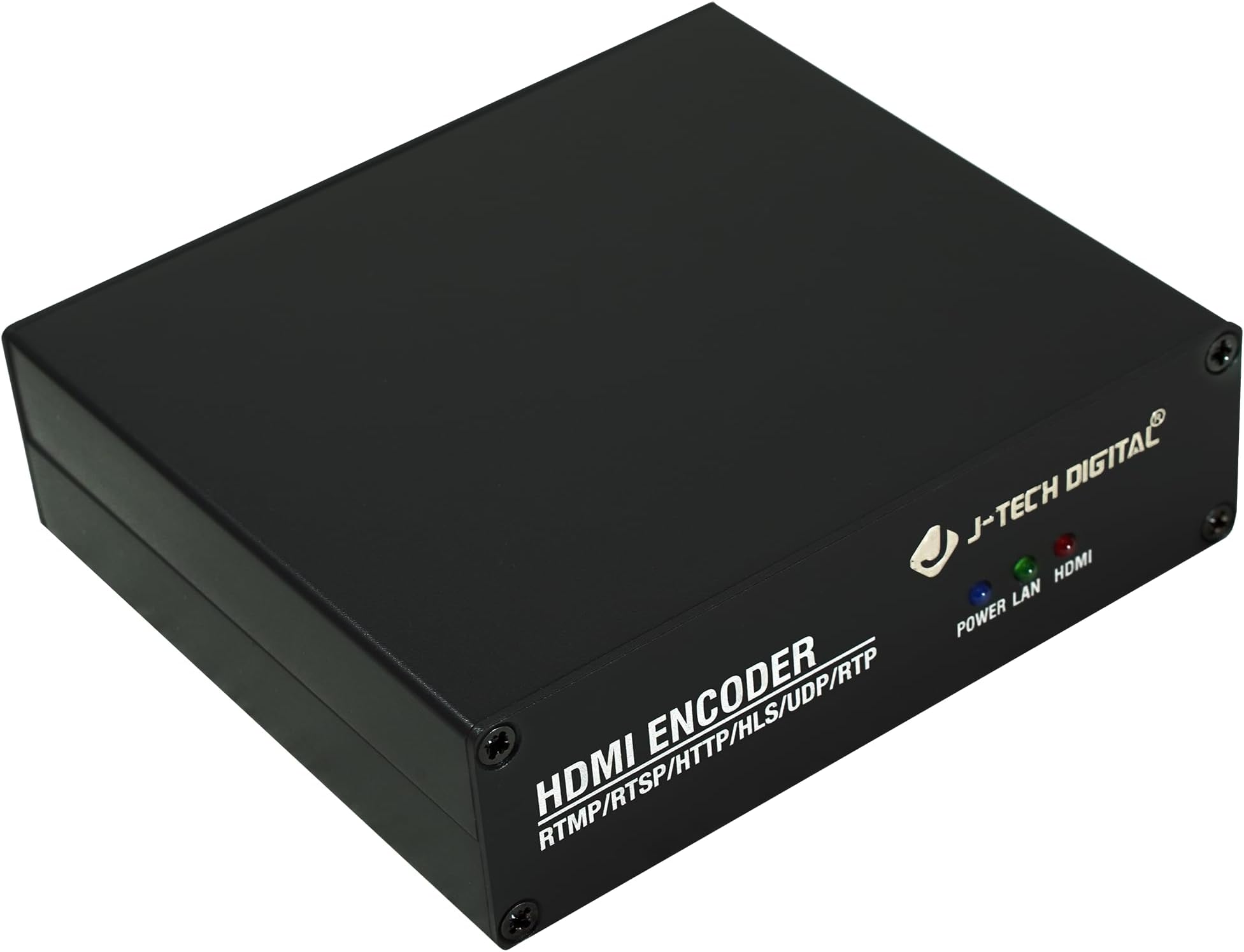 J-Tech Digital HDMI H.264 IPTV Encoder Livestream with Audio Embedder 1080P 60Hz for Online Streaming Platforms Control App Available [JTECH-ENCH4A]