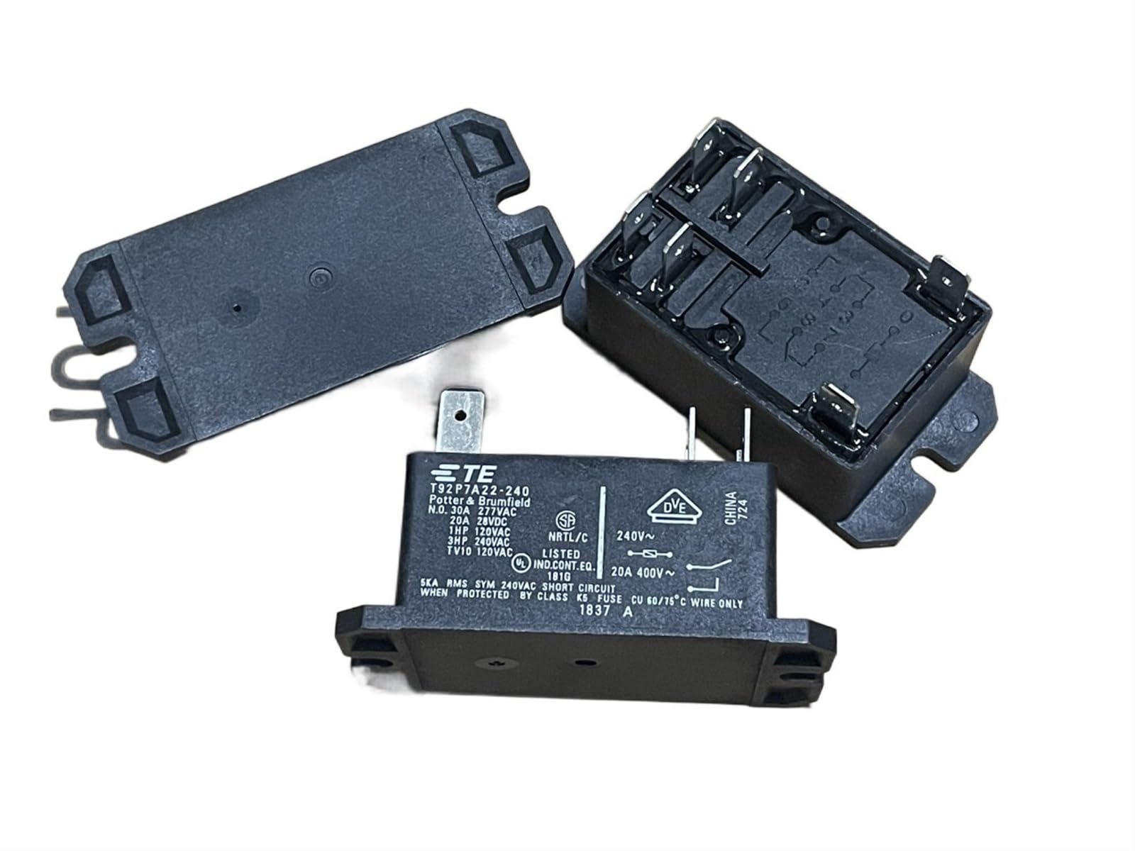Aqhyebnsr One Color T92p7a22-240 T92s7a22-240 240Vac Relay 6Pins