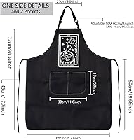 Vista 2 de MBMSO Boss Baker Gifts - Delantal para hornear con el jefe de pastelería, regalos de panadería, delantal para pastelería, delantal de chef