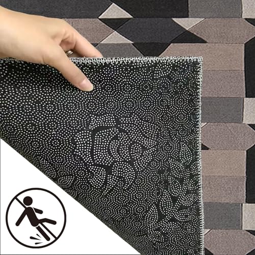 Alfombra pasillo moderna para salón y dormitorio suave y lavable de 60 x 65 cm 4