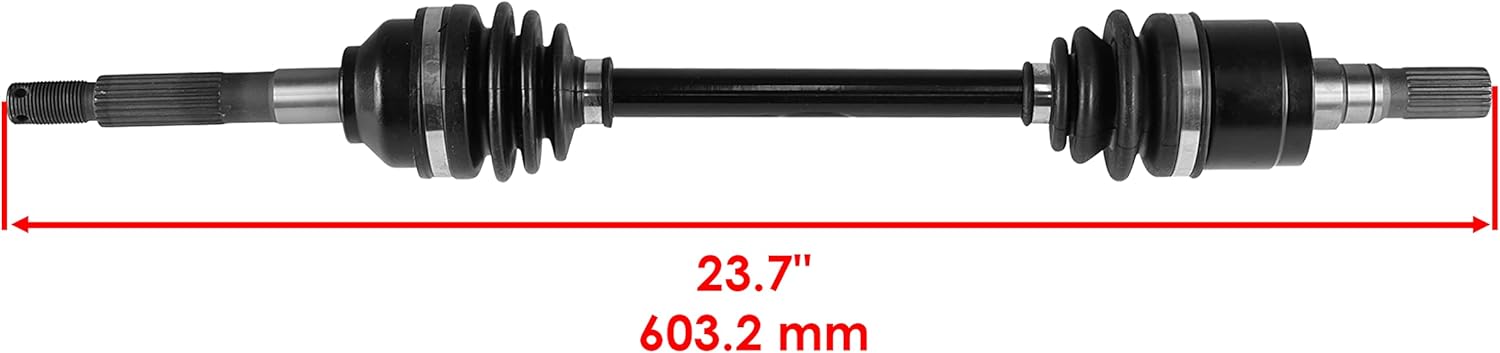 Caltric Front Right Left Complete Cv Joint Axle Compatible With Kubota K7561-15300 K7561-15310