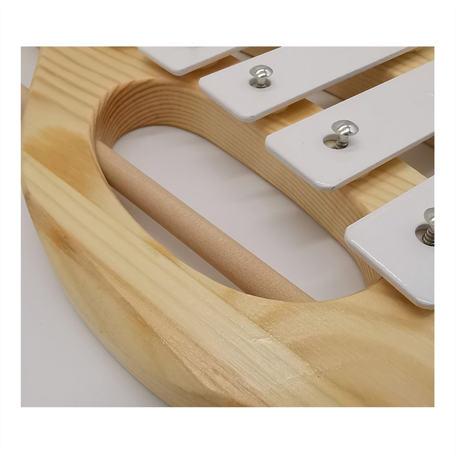 Xilófono portátil, instrumento de percusión Glockenspiel con placa de aluminio de 8 notas Carillón Instrumento Percusión