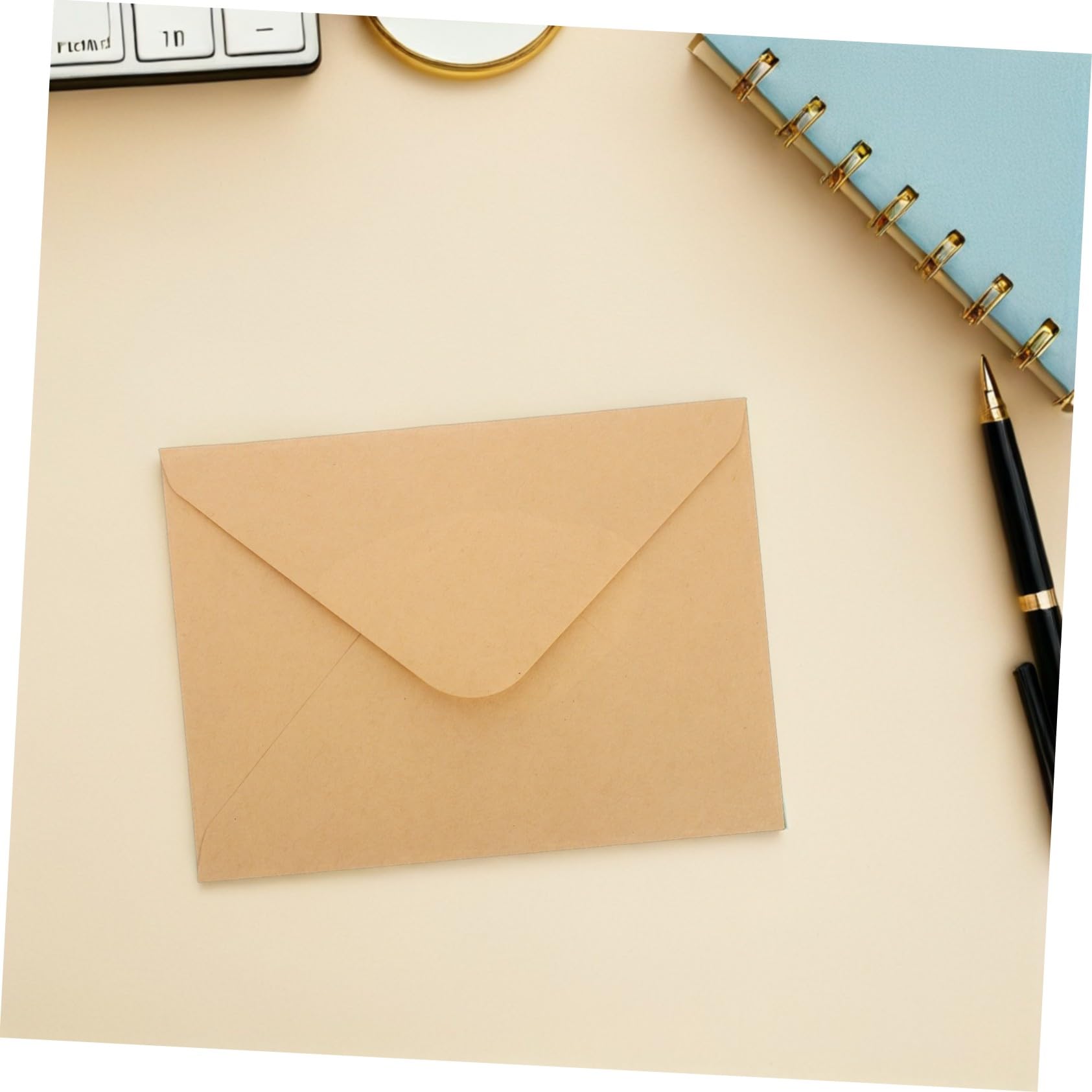 100pièces Enveloppes Papier Kraft Marron Lot Pour Invitations Cartes De Vœux Et Lettres Vintage