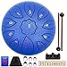Vilihkc Steel Tongue Drum 11 Notes 6 Inches Dia Lotus type Hand Drum Healing Drum Percussion Drums Instrument Steel Drum C-Key Handpan