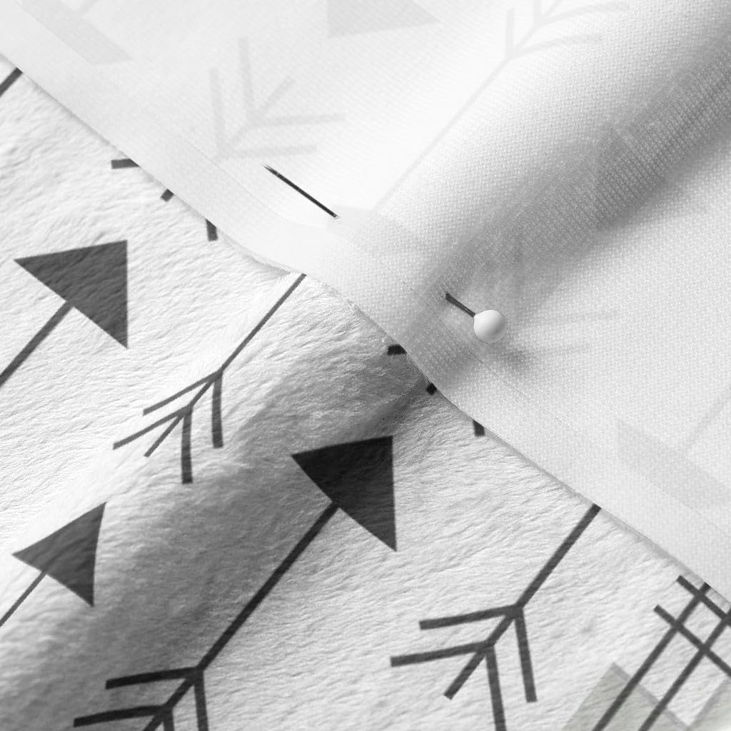 Spoonflower Fabric - Wholecloth Whole Cloth Baby Quilt Cute Raccoon Fox Woodland Sfaut15 Printed on Minky Fabric by The Yard - Sewing Baby Blankets Quilt Backing Plush