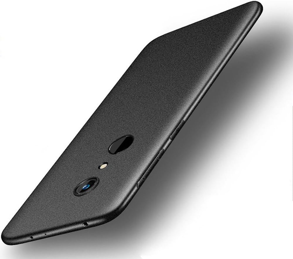 Baanuse Xiaomi Redmi 5 Plus Case [Ultra Slim Soft TPU] [Sand Scrub Non-slip] [Shockproof Armor] Case for Xiaomi Redmi 5 Plus Black