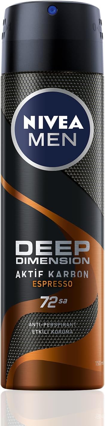 NIVEA Men Deep Dimension Espresso Sprey Deodorant 150 ml