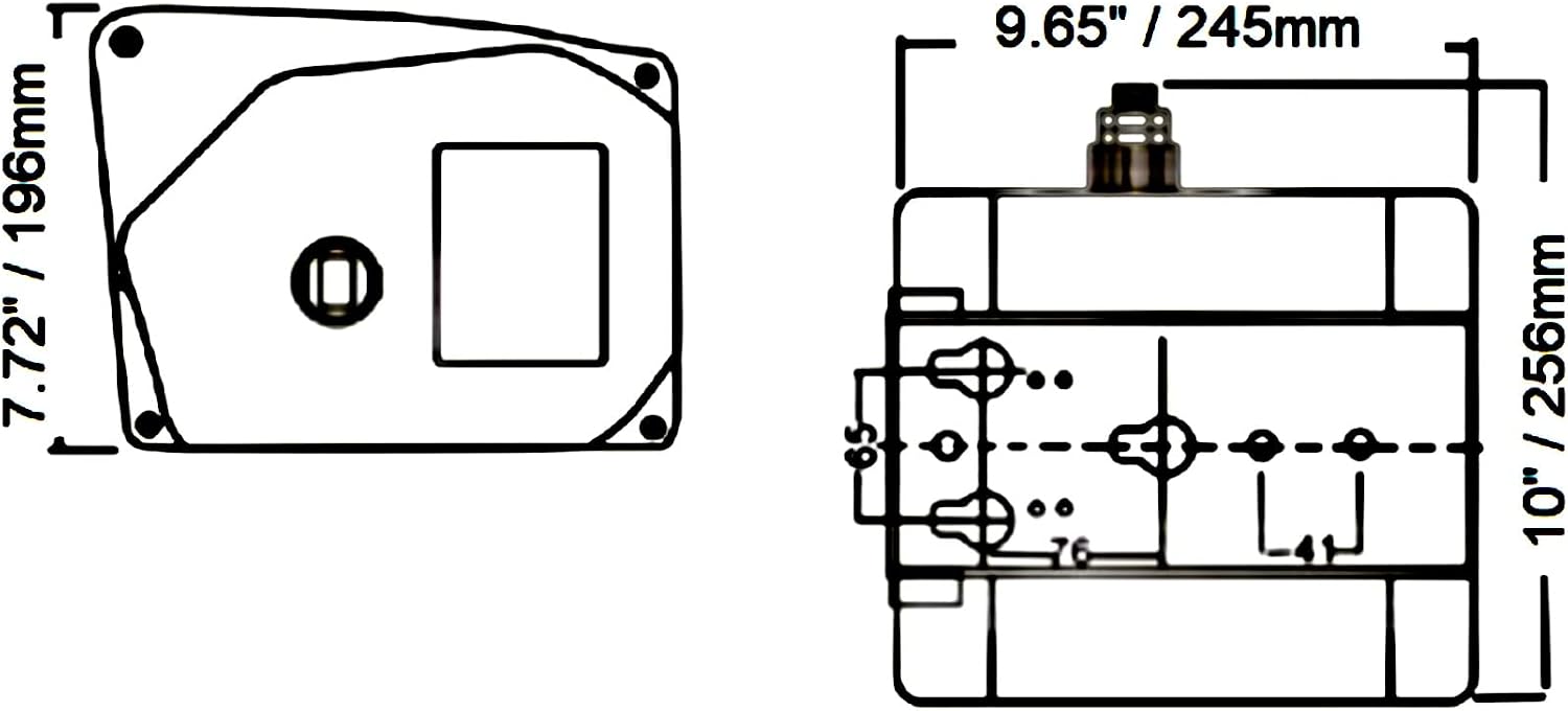 South Bend Components Atlas Power Machines Marine Boat/Trailer Utility Electric Winch Kit,2000-lb.