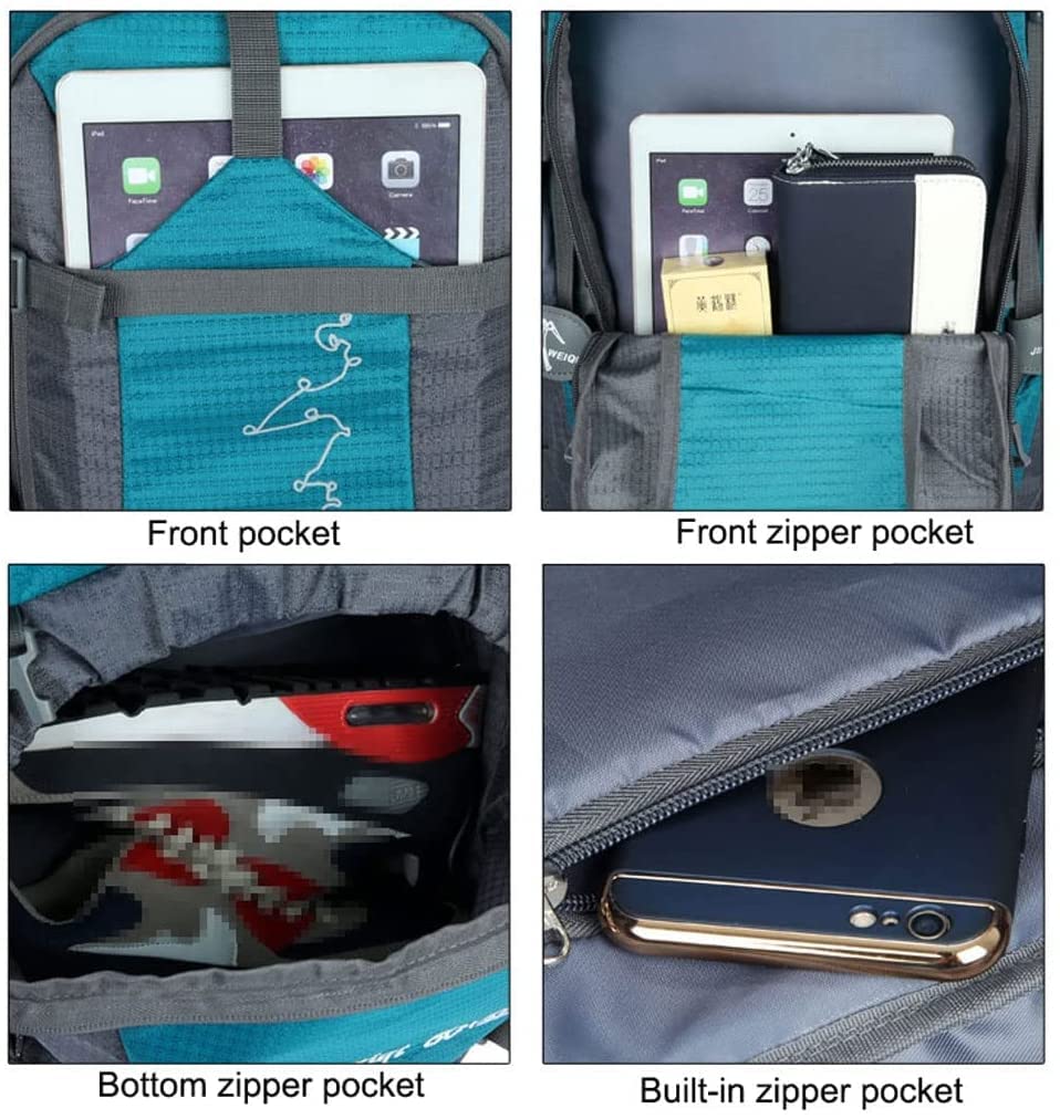 Comodo Zaino da Escursionismo 85L, Zaino da Viaggio Explorer Robusto e Durevole, Zaino da Campeggio Borsa da Esterno per Donne e Uomini Zaino in Spalla Viaggio