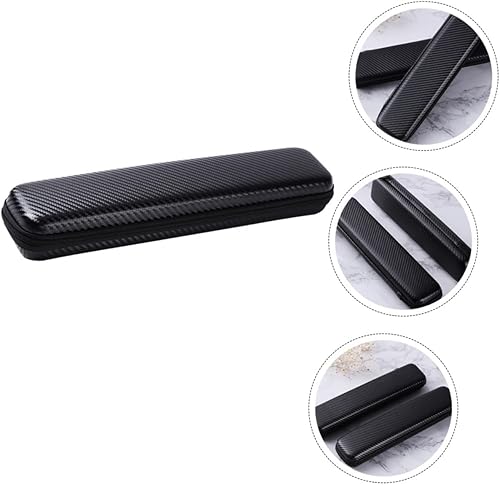 Miniatura 9 de 2 unids Peluquería Llevar Hierros Clásico Negro Viaje Peine Curling Herramienta Uso de la Herramienta de Uso de la Cubierta de Cepillo Bolsa de