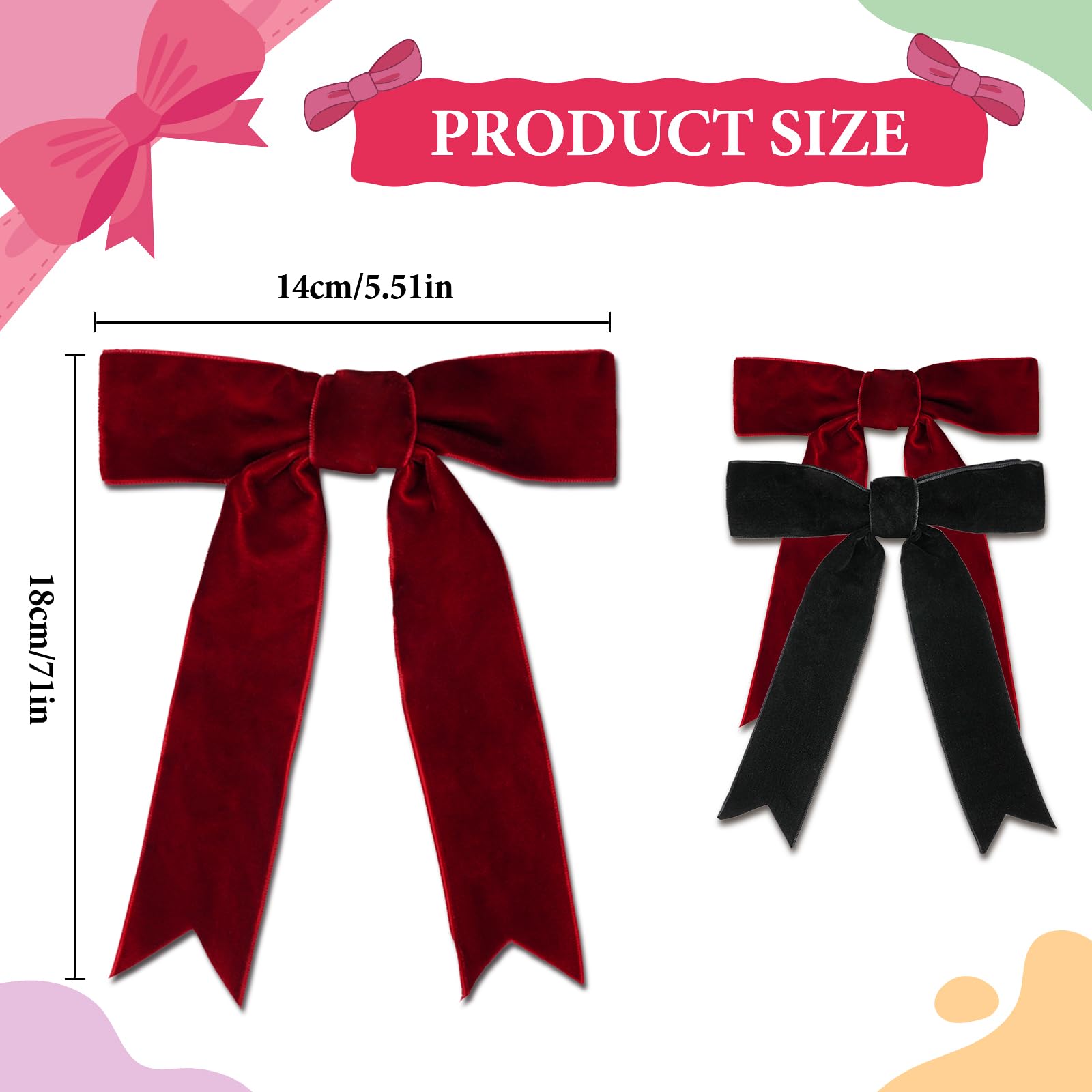 ACWOO Bow Hair Clips - Image 2